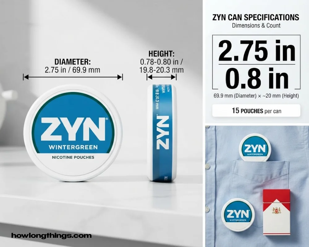 ZYN Can Dimensions: Complete Size, Height & Easy Diameter Guide (2026)