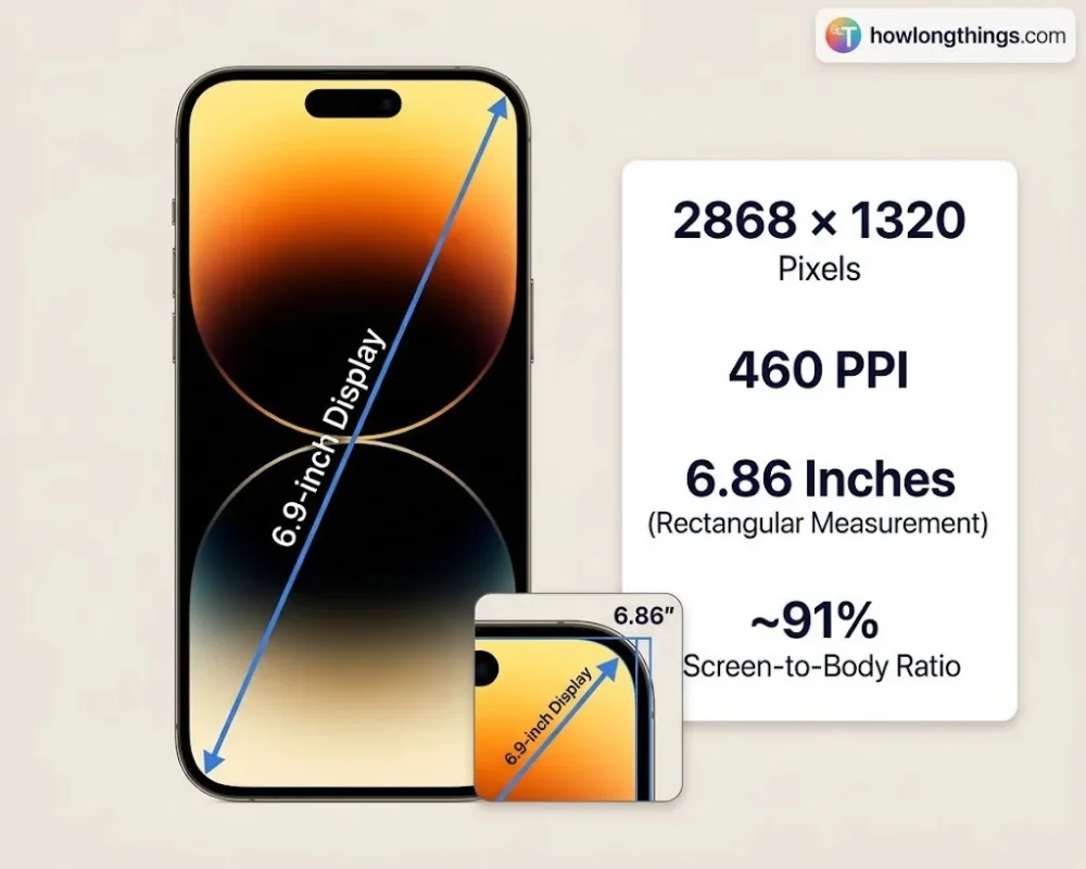 iPhone 18 Pro Max Screen Size